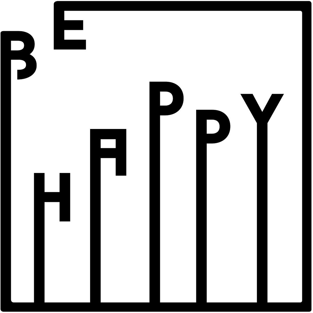 Decortie Black Happy Theme Metal Wall Art Image 1