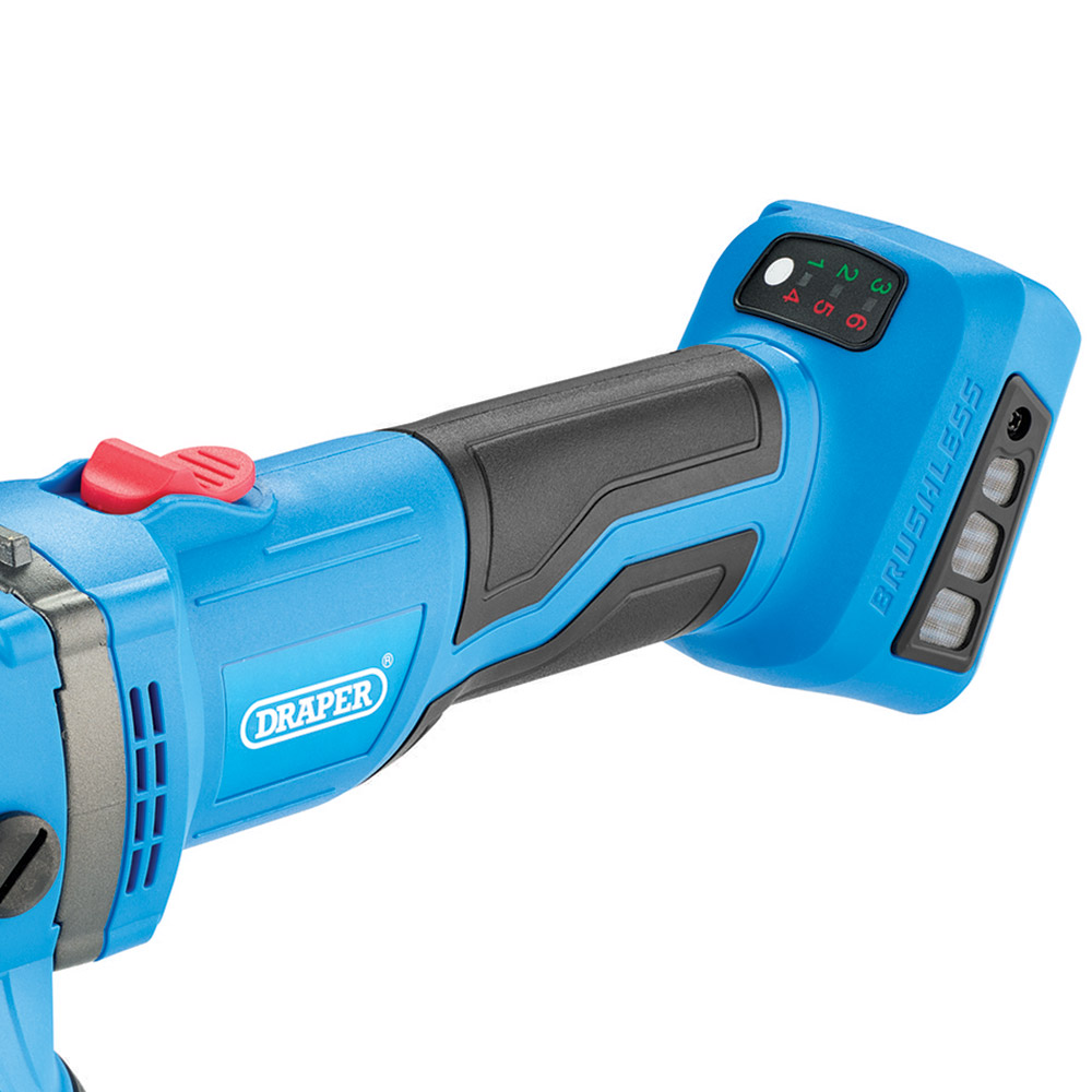 Draper D20 20V 125mm Brushless Random Orbit Polisher Bare Unit Image 3
