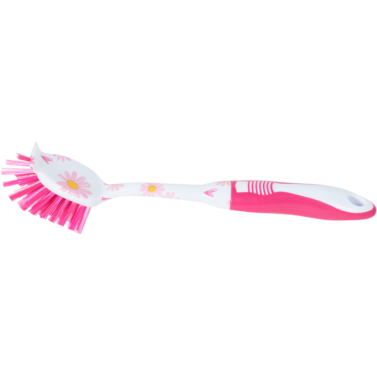 Daisy Pink Dish Brush Image 1