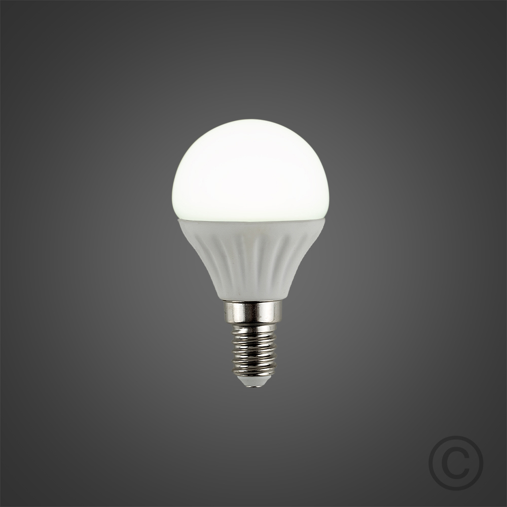 ValueLights 10 Pack E14 LED 4W Cool White Golfball Light Bulb Image 2