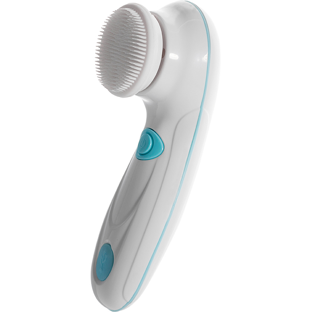 Living and Home 4 in 1 White Electric Facial Cleansing Brush Image 3