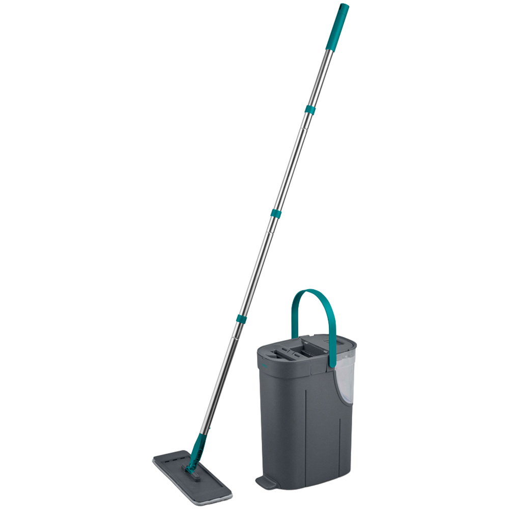 Tower Flat Mop and Bucket Set Image 1