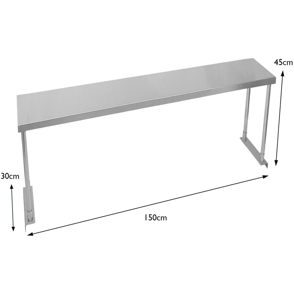 Monster Shop Kukoo Single Tier Steel Over Shelf 150cm Image 6