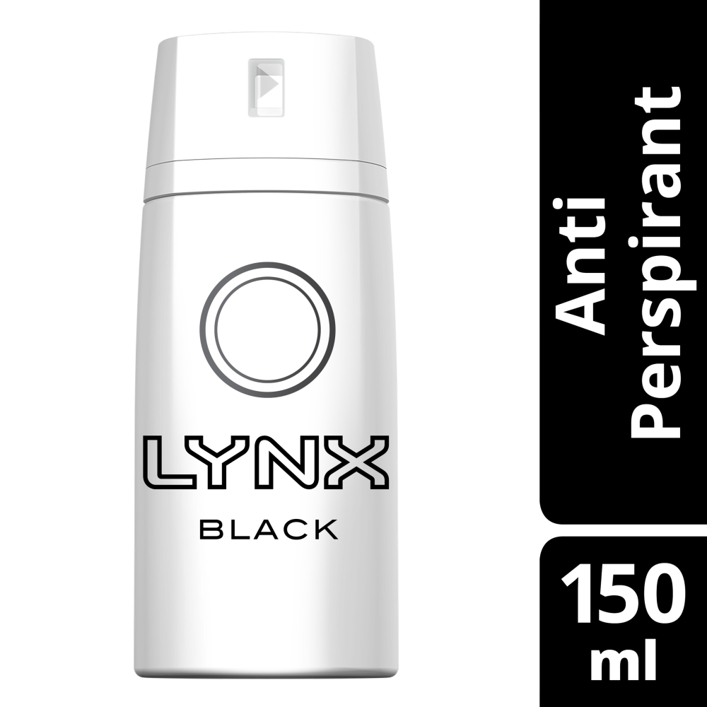 Lynx Dry Black Anti-Perspirant Deodorant 150ml Image
