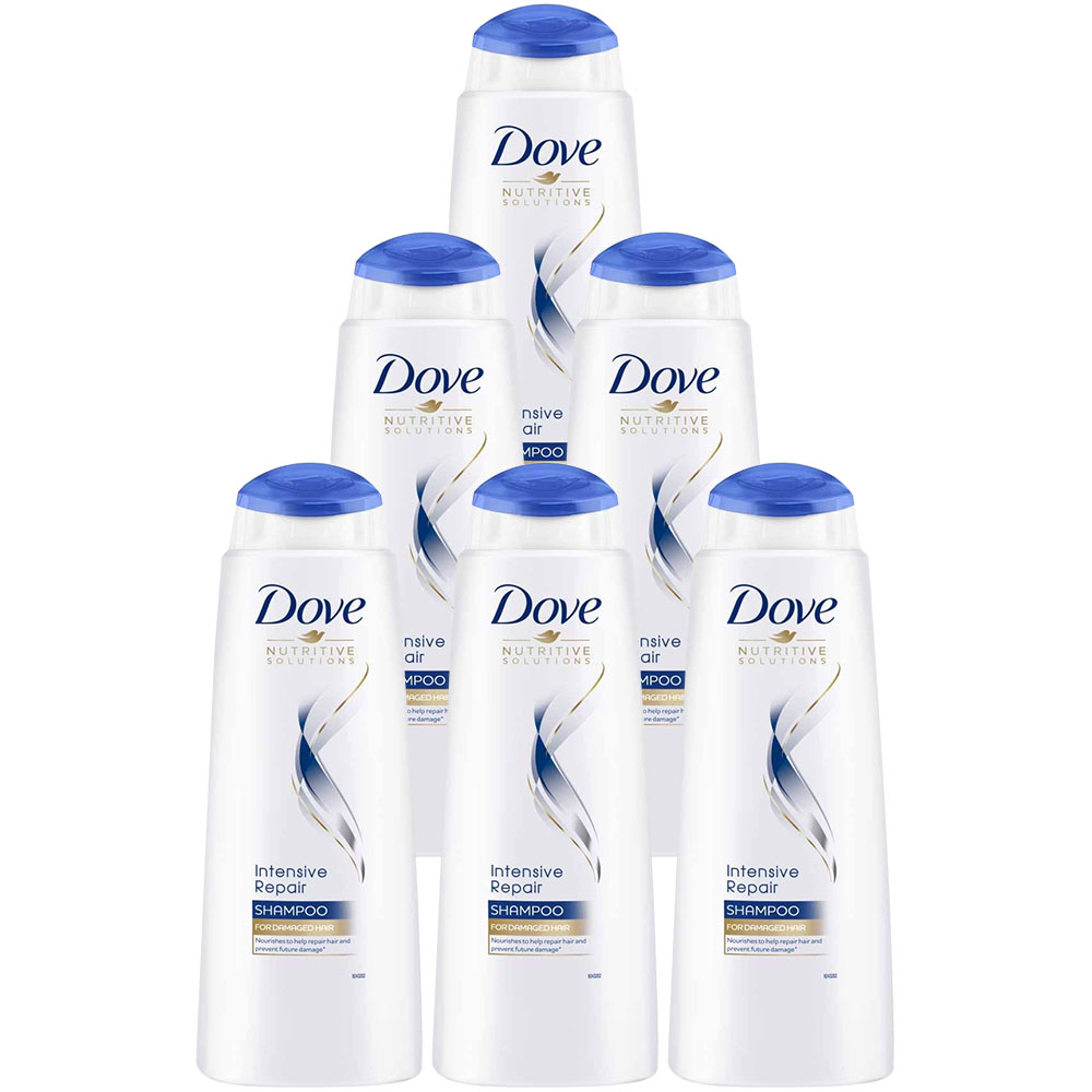 Dove Intensive Repair Shampoo Case of 6 x 400ml Image 1