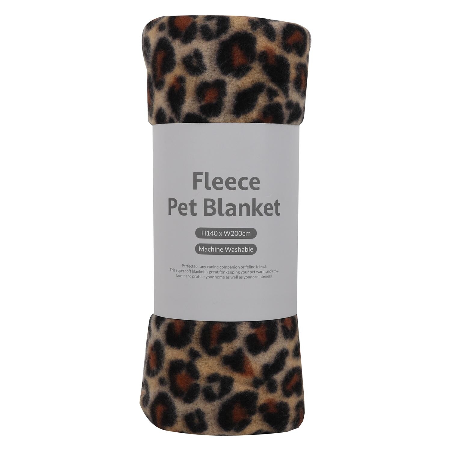 Single Large Fleece Pet Blanket in Assorted styles Image 5