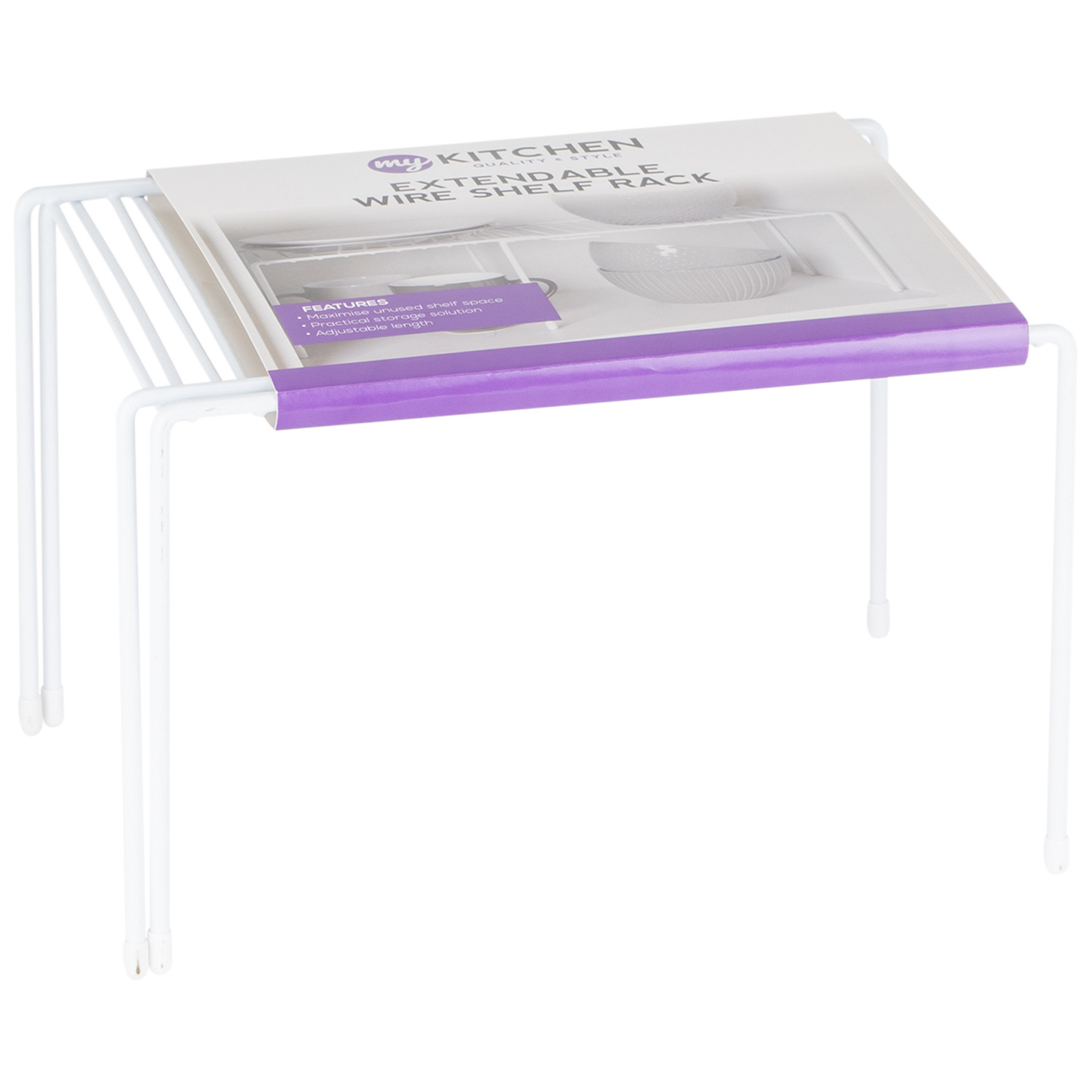 Extendable Wire Shelf Rack Wilko