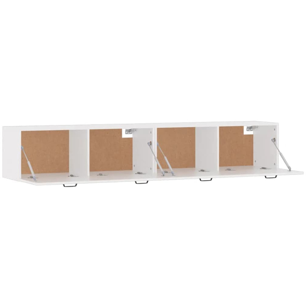 vidaXL 2 Door White Wall Cabinet Set of 2 Image 4
