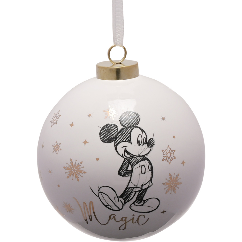 Disney Mickey Mouse Ceramic Bauble Image 1