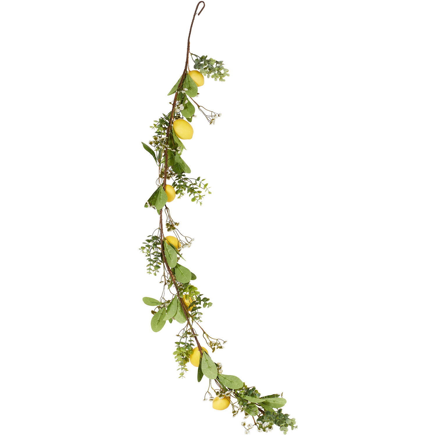 Green Garland with Lemons and Leaves Image 1