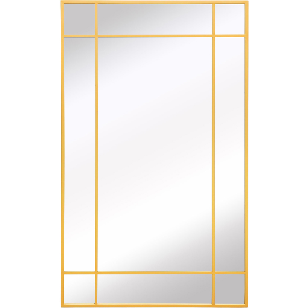 MirrorOutlet The Genestra Gold Contemporary Wall and Leaner Garden Mirror 180 x 110cm Image 1