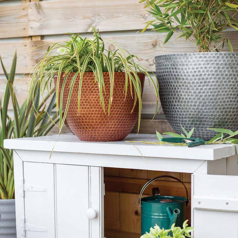 Plant Avenue Elements Copper Plant Pot 38cm Image 7