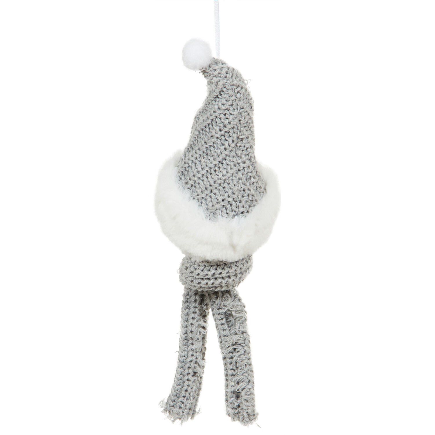 Hanging Winter Snowman - Grey Image 3