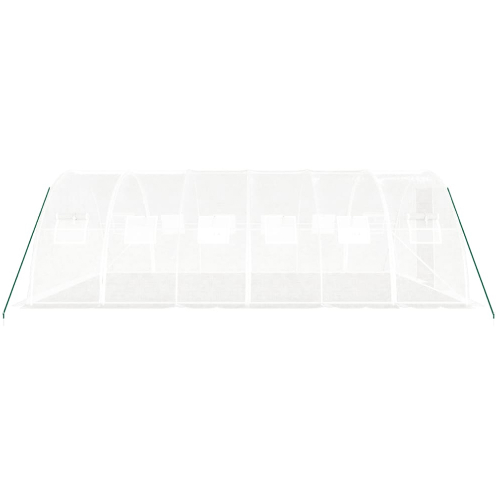 vidaXL White 13 x 19.6ft Greenhouse Image 4