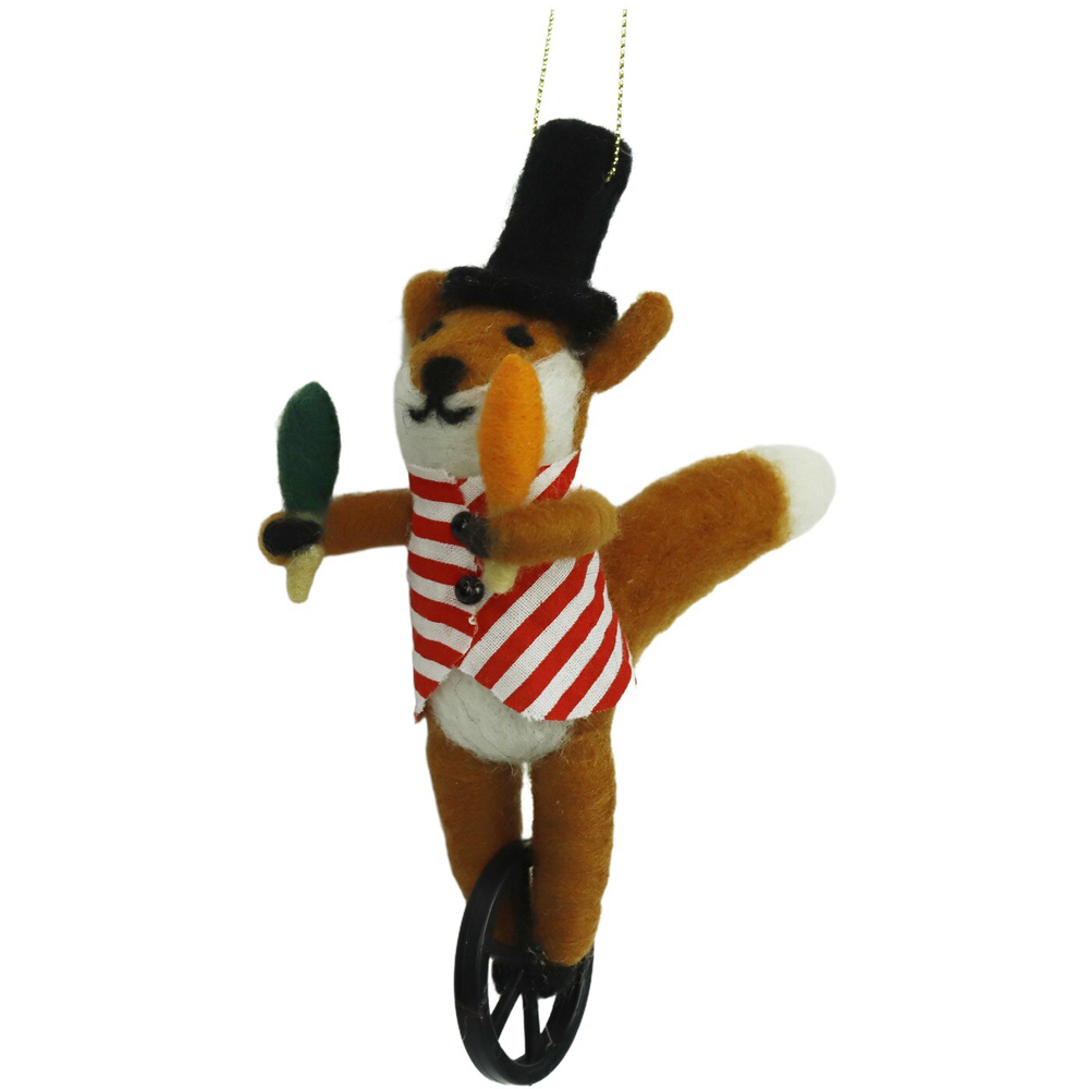 Wool Circus Fox Hanging Decoration Image 6