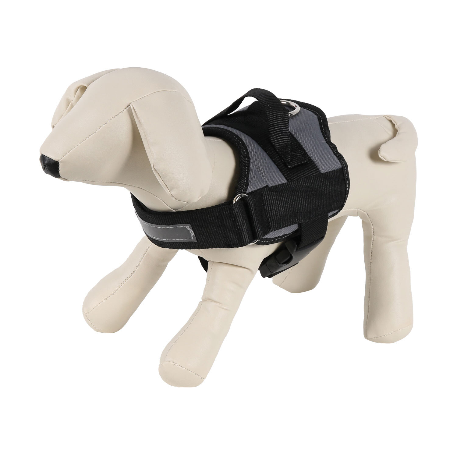 Clever Paws Medium Padded Grey Dog Harness Image 2