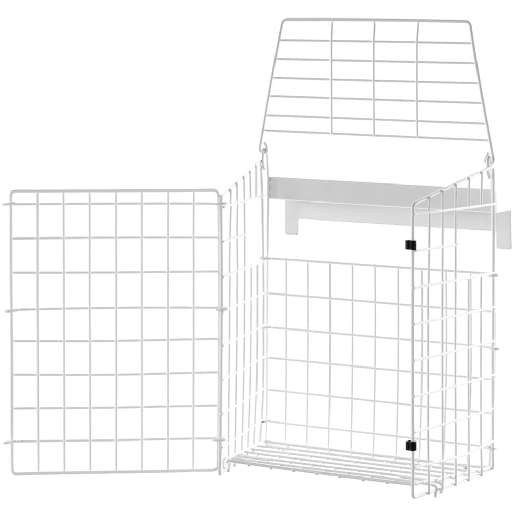 House of Home White Easy Access Letterbox Cage Image 3