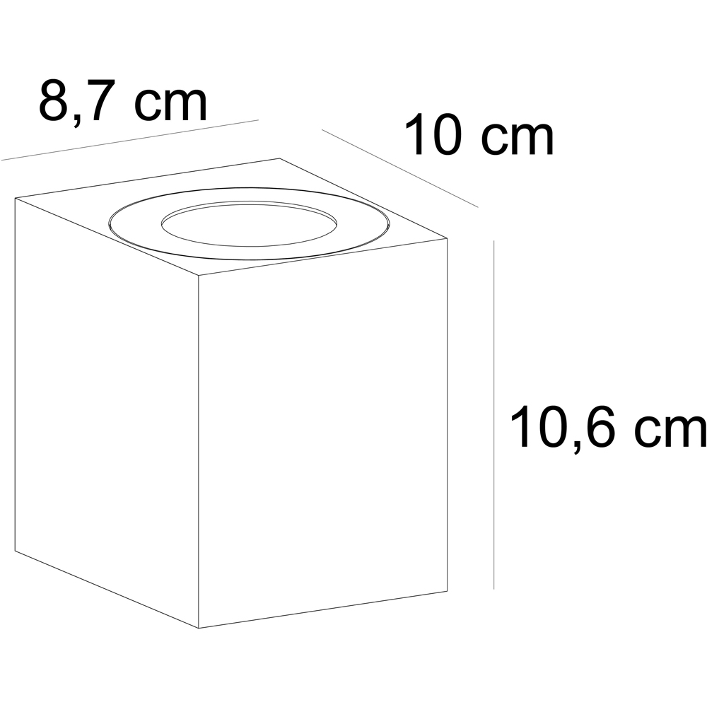 Nordlux Canto Kubi 2 Grey Wall Light Image 5