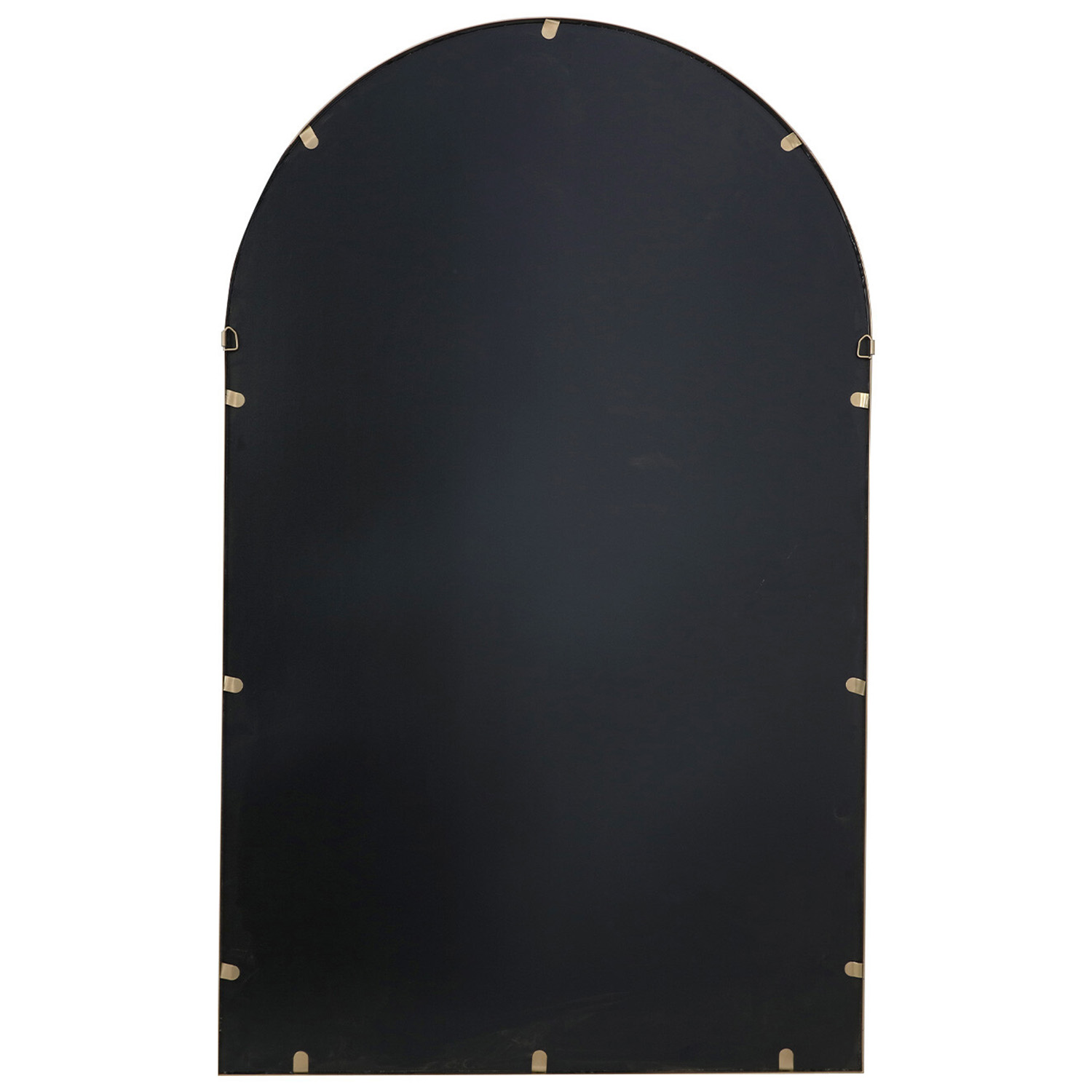 Gold Wide Metal Arch Mirror 180 x 110cm Image 5