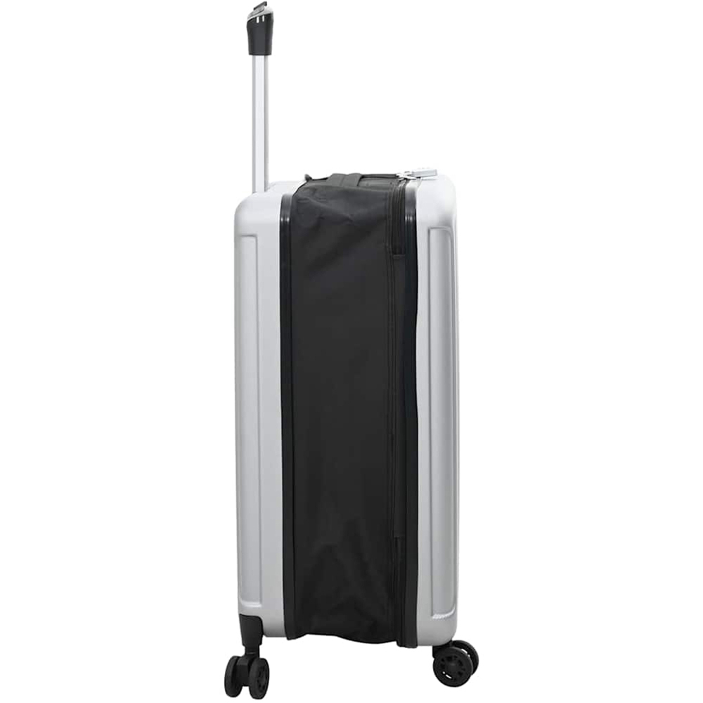 vidaXL 24 inch Silver Rectangular Travel Bag Image 4