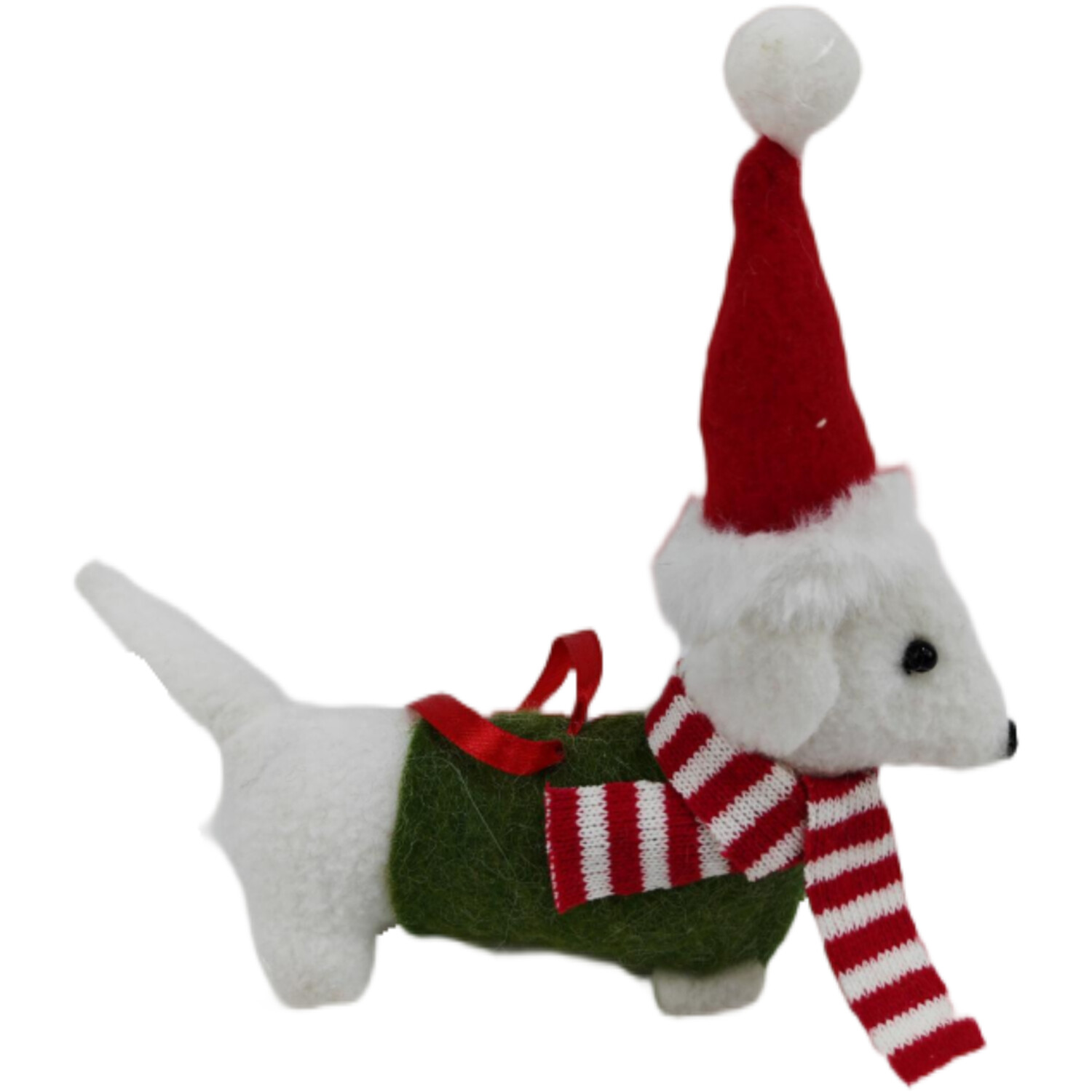 Hanging Christmas Dog Decoration Multicolour Image 3