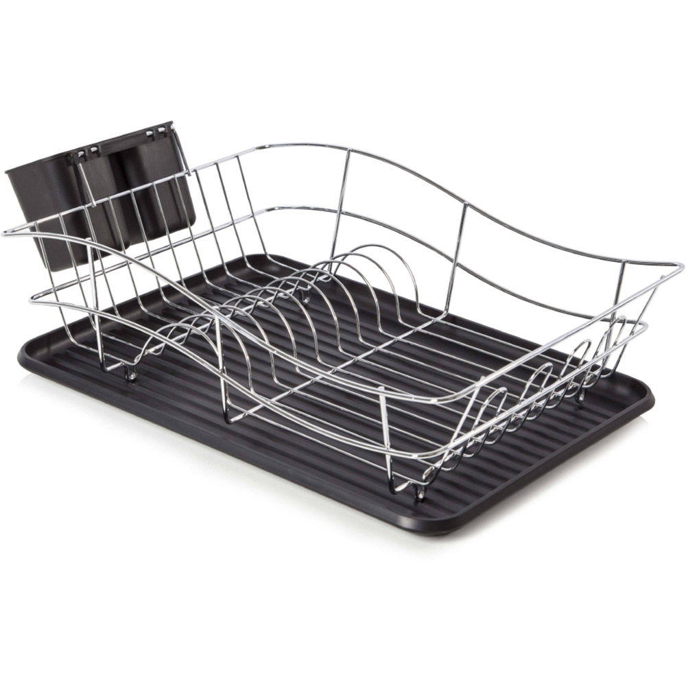 Tower Black Dish Rack with Tray Image 2