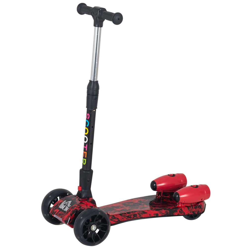 Tommy Toys Red 3 Wheel Rechargeable E Scooter Image 1