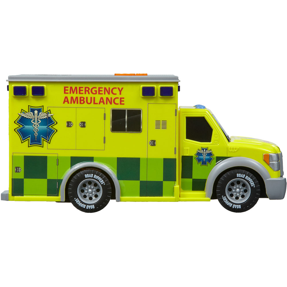 Nikko Road Rippers Rush and Rescue Yellow Ambulance Image 3