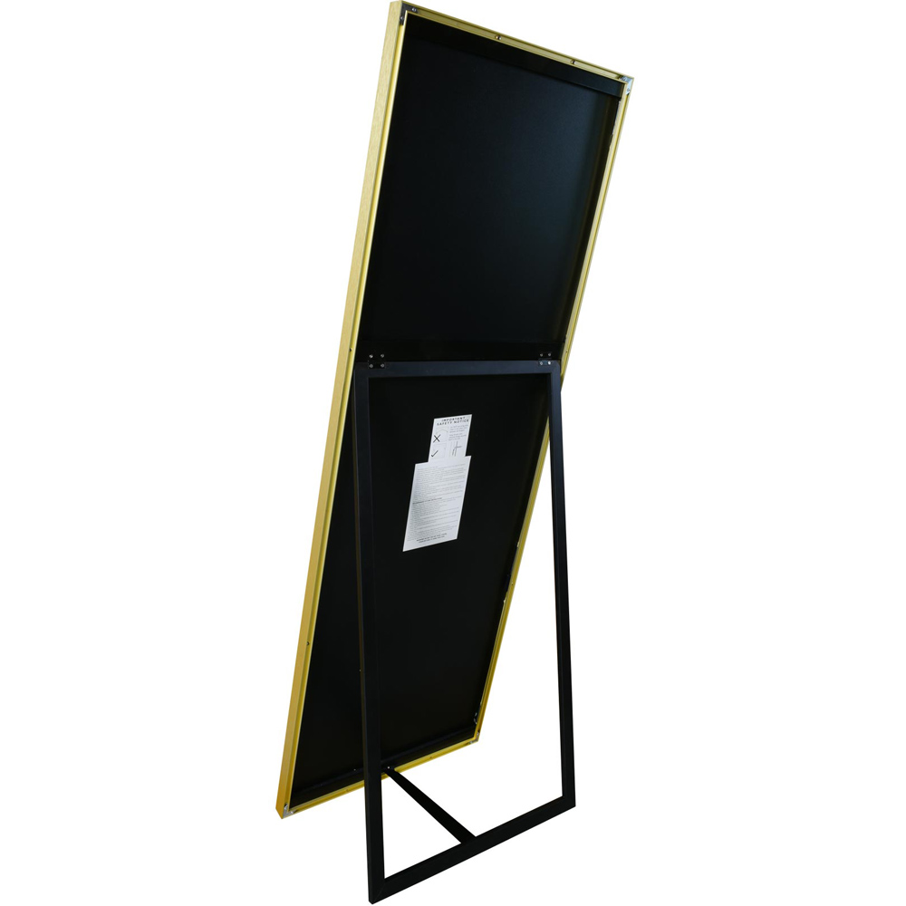 The Artus Gold Aluminium Wall Mirror 170 x 58cm Image 4