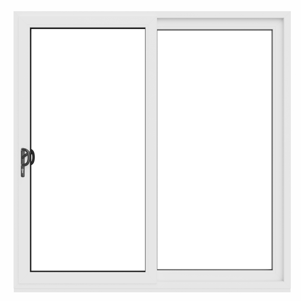 Crystal uPVC Sliding Patio Right to Left Grey White Clear Glass 1490x2090mm Image 3