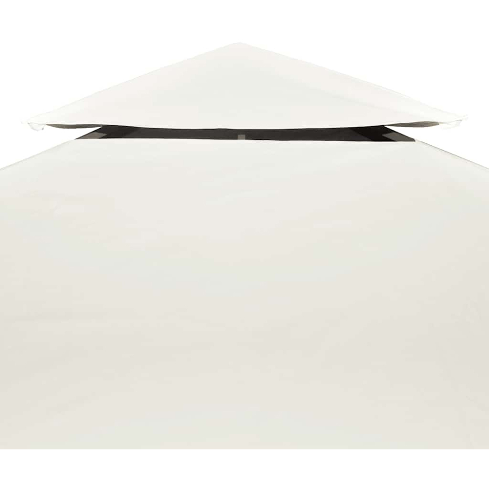 vidaXL 4 x 3m Cream White Gazebo Canopy Replacement Image 3