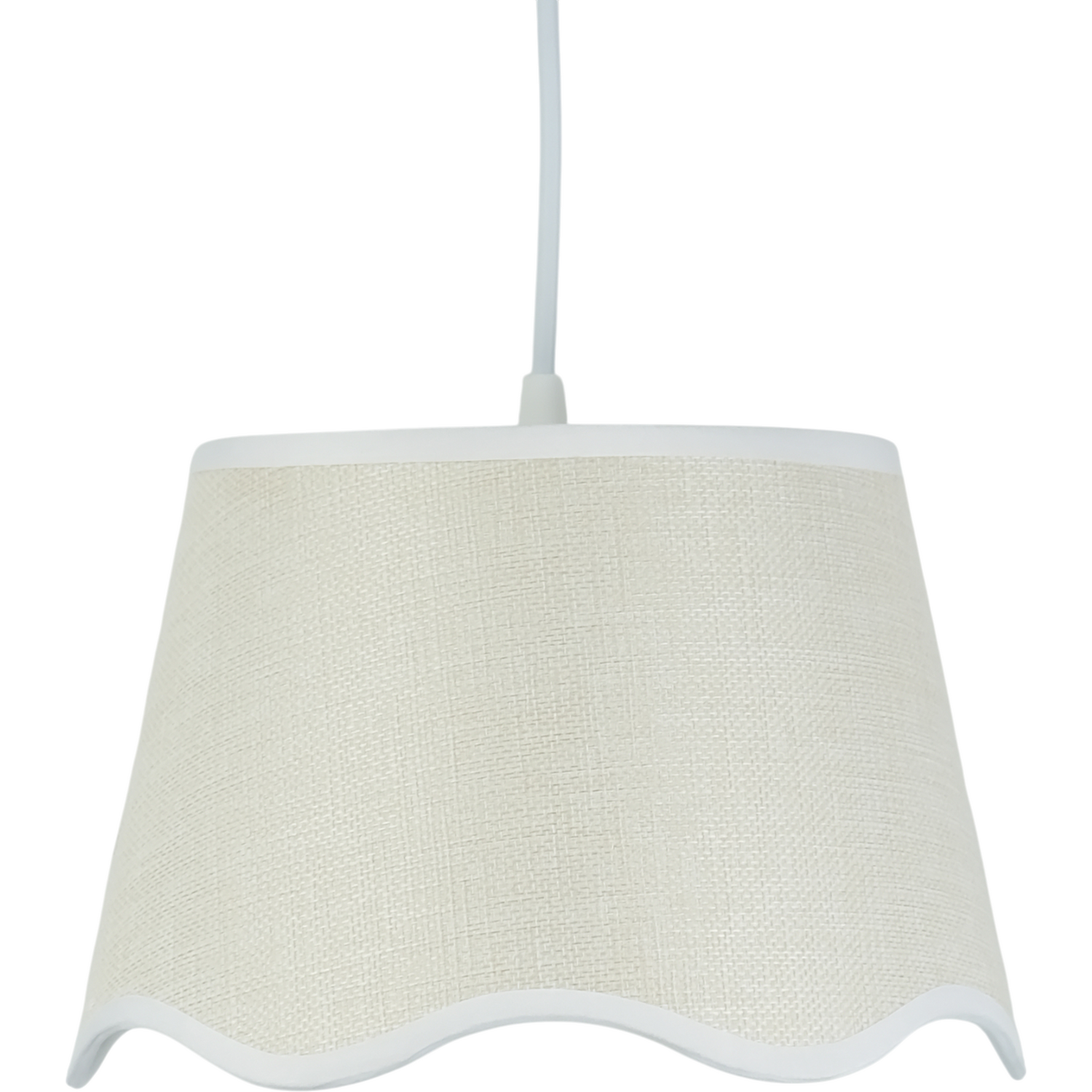 Scallop Shade Natural 30cm Image 1