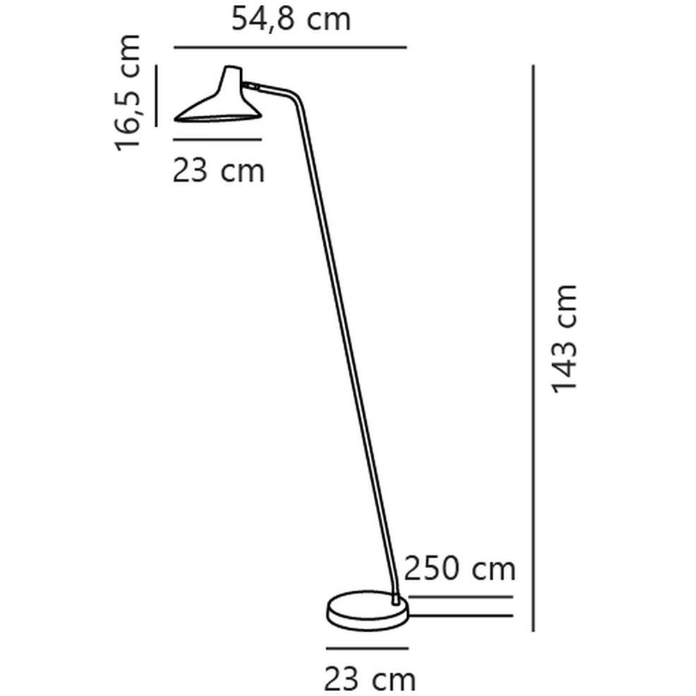 Nordlux Darci Black Floor Lamp Image 5