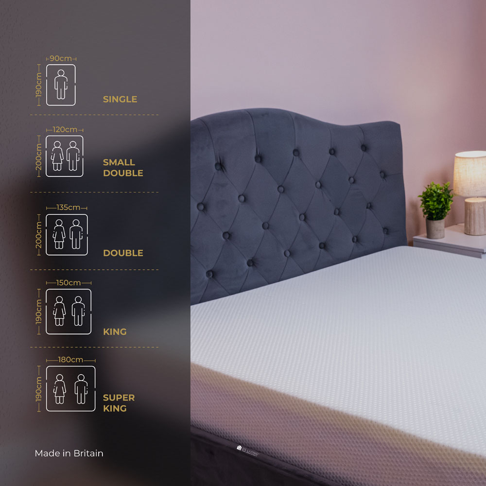 DS Living PureDream King Size Orthopaedic Memory Foam Mattress 10 inch Image 5
