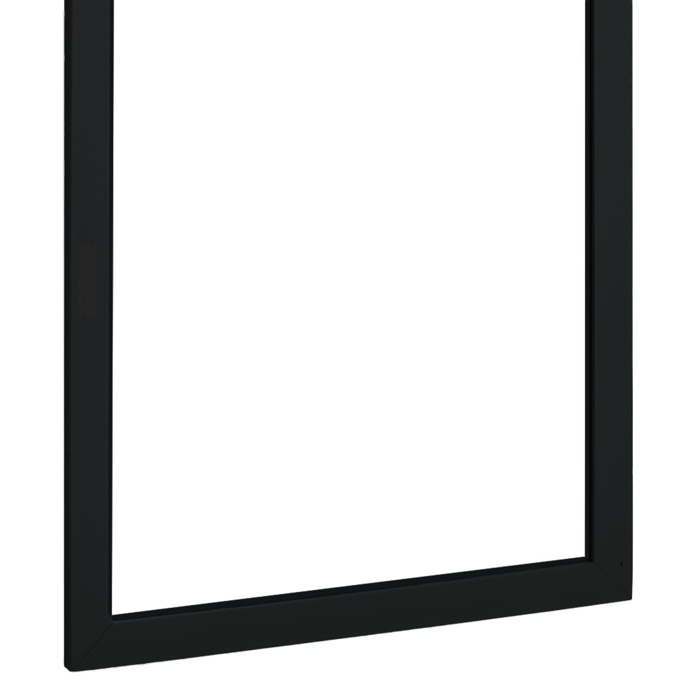 wilko Black Overdoor Mirror Image 3
