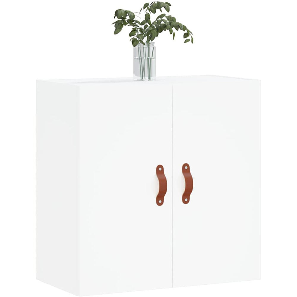 vidaXL 2 Door White Wall Cabinet Image 3