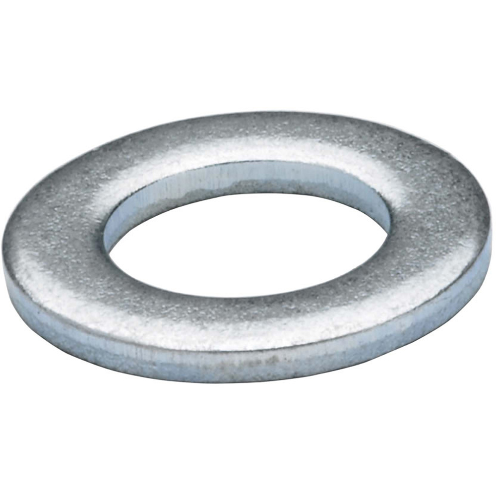 Wilko M8 Zinc Plated Flat Washer 12 Pack Image