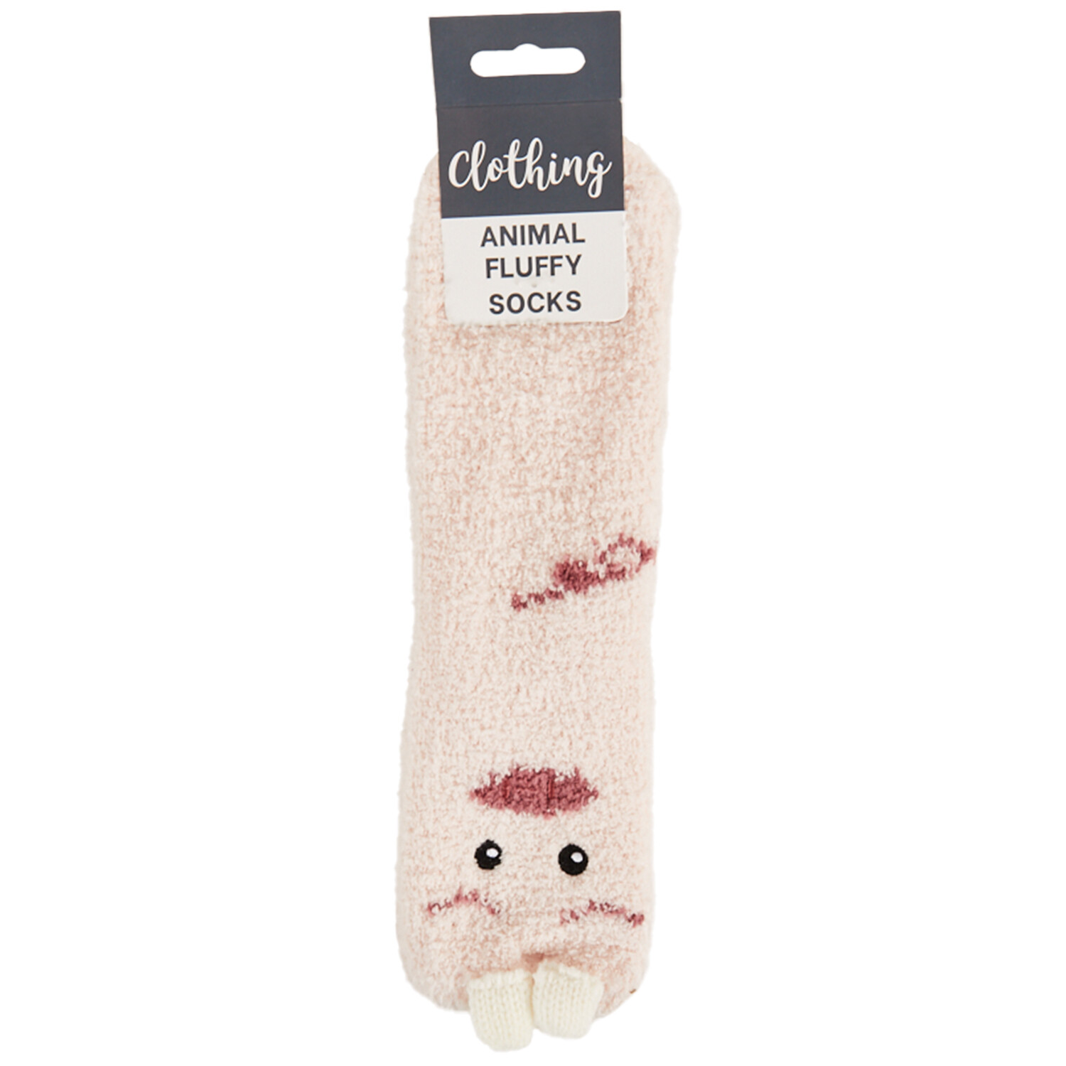 Animal Fluffy Socks - Multicolour Image 1