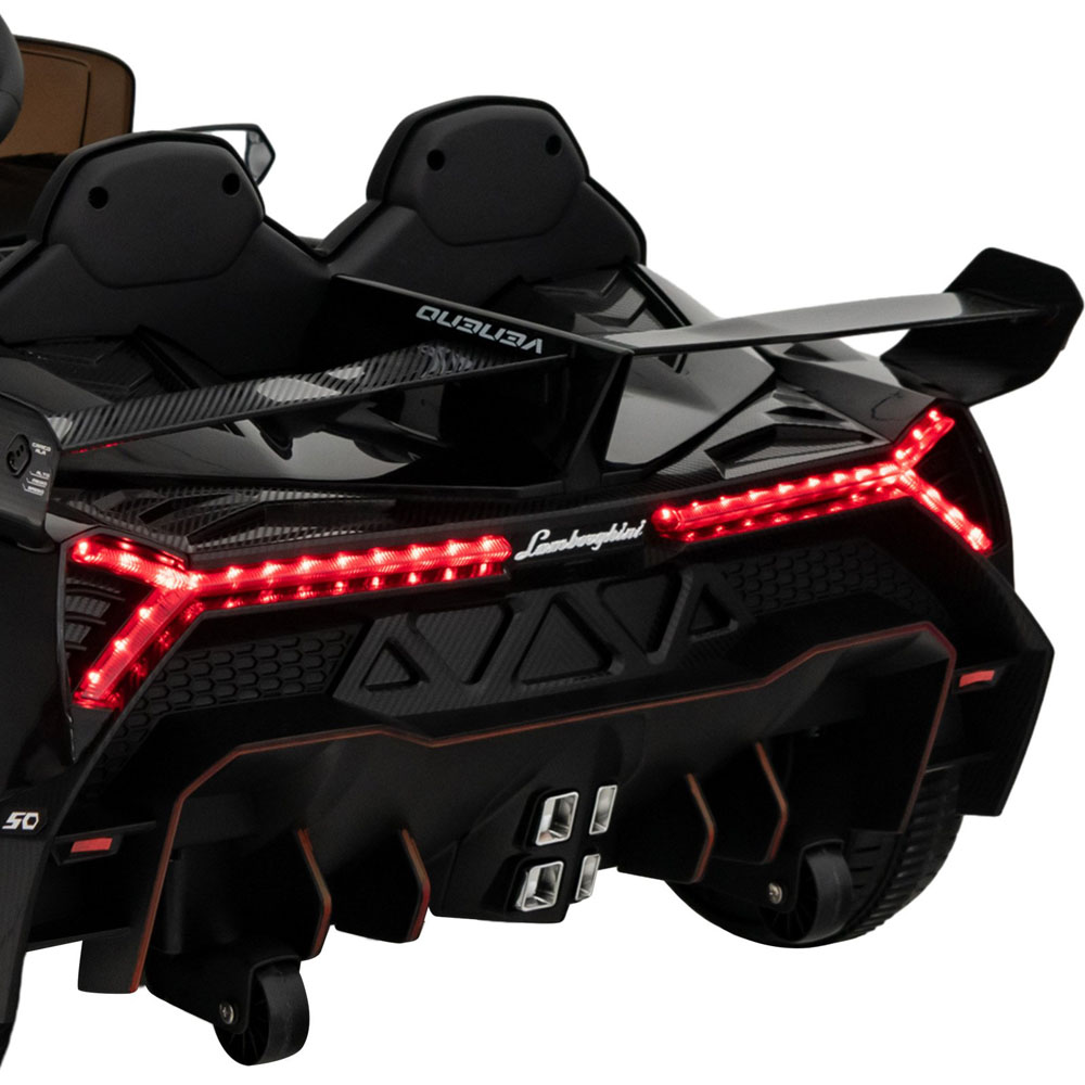 Costway Black Lamborghini 4WD Kids Ride-On Car Image 2