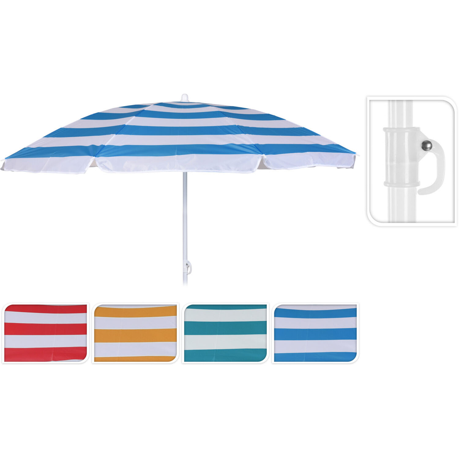 Koopman Assorted Beach Umbrella - 150cm / 82cm Image 2