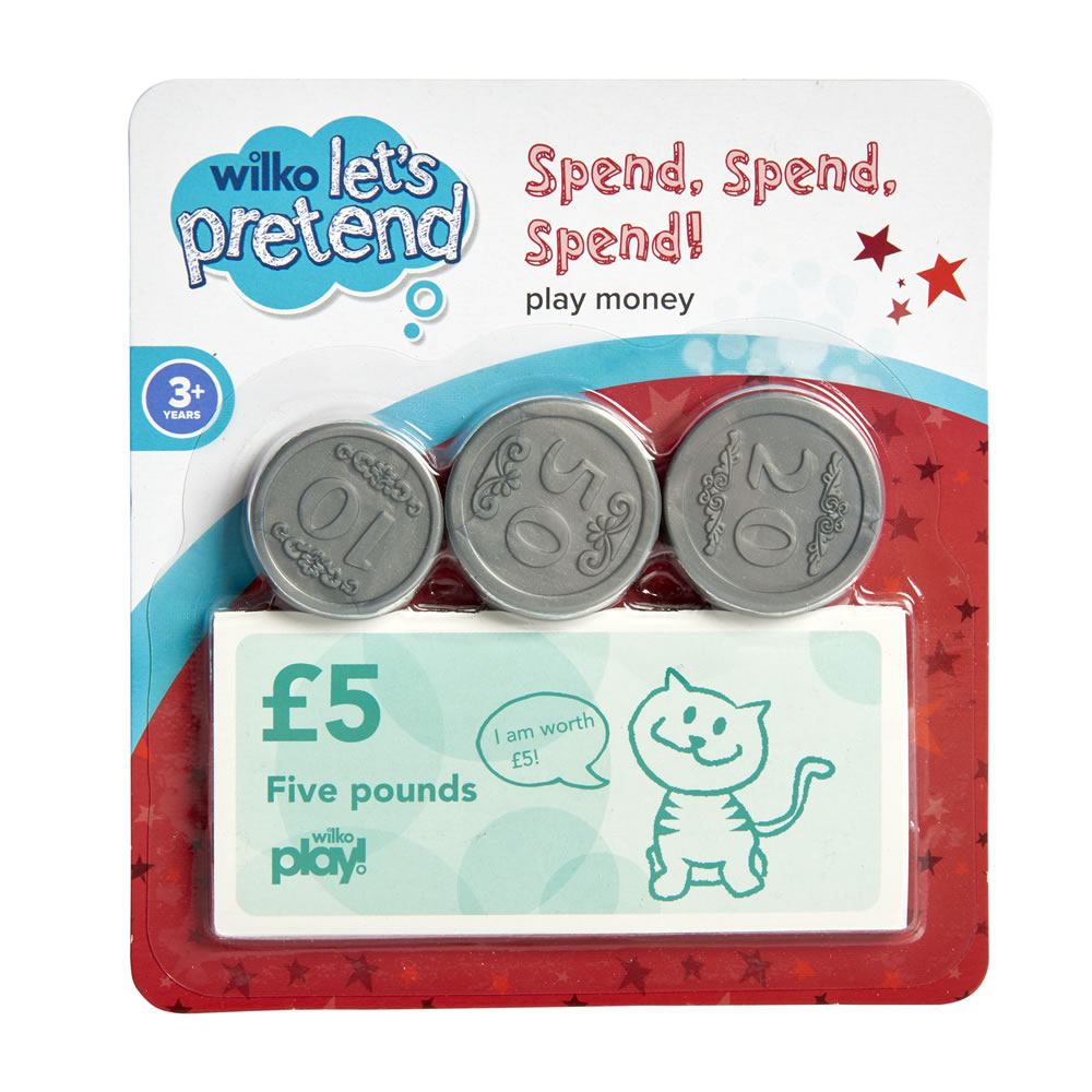 Wilko Let's Pretend Play Money Image 1