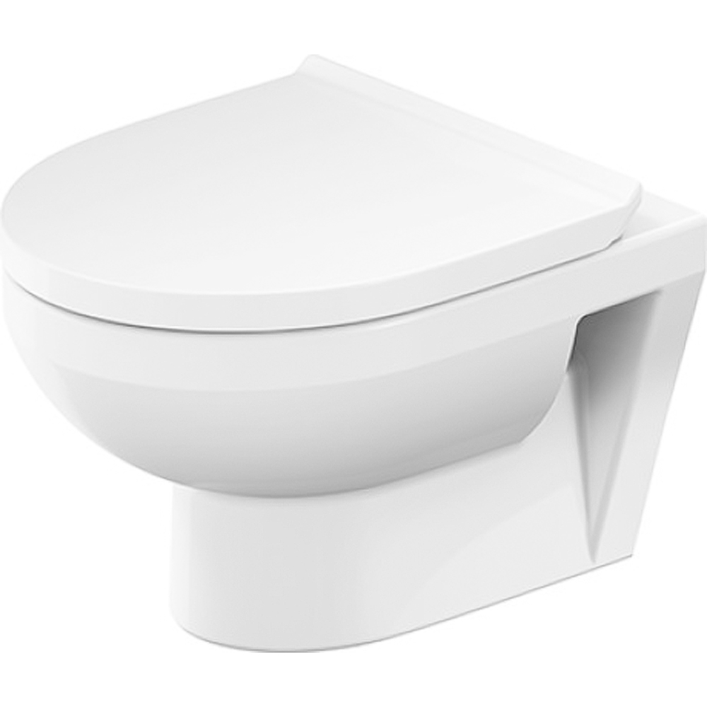 Duravit No.1 White Wall Mounted Toilet 365 x 540mm Image 1