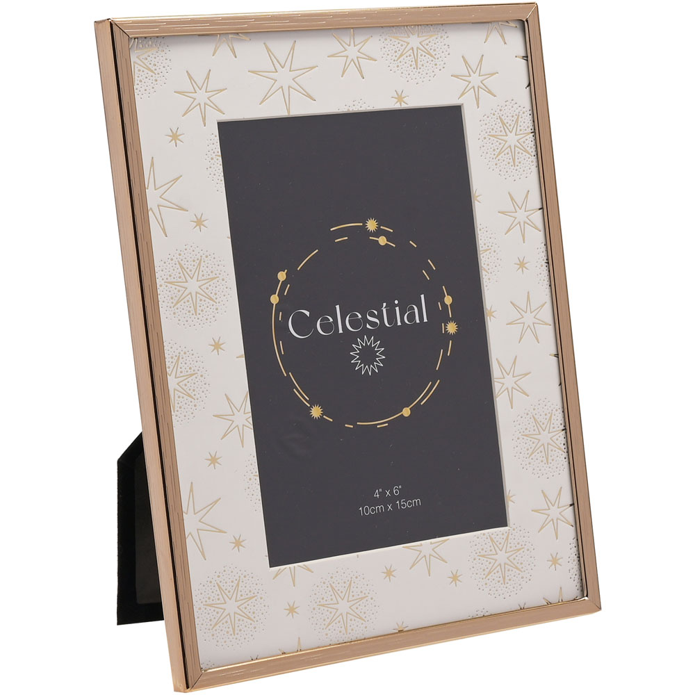 The Christmas Gift Co Celestial Gold Photo Frame 4 x 6 inch Image 3