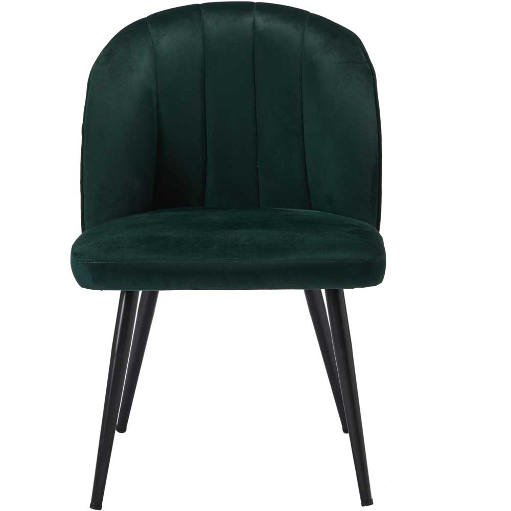 Orla Set of 2 Green Dining Chair Image 2