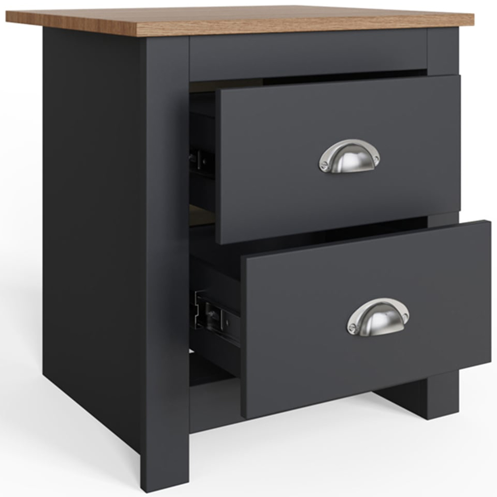 GFW Lancaster Slate Blue 4 Piece Bedroom Furniture Set Image 4