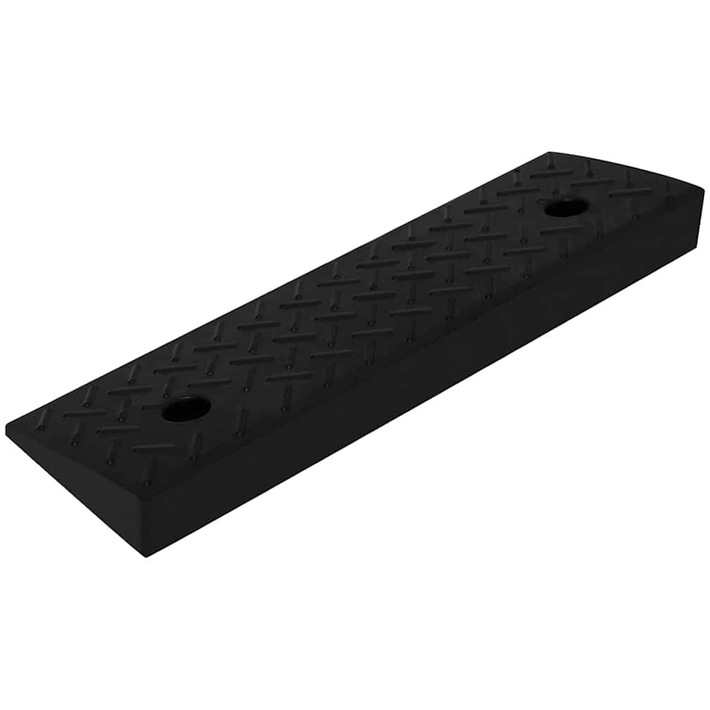Wallplus Black Rubber Kerb Ramp 2 Pack 17.5 x 50 x 5cm Image 6