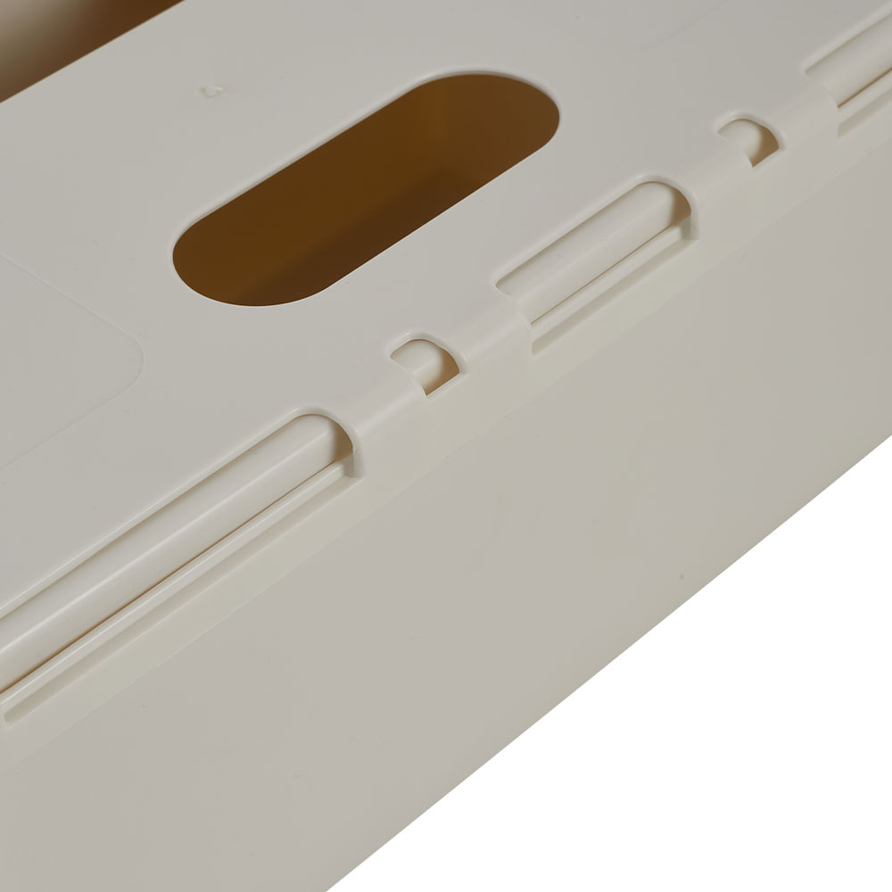 Living and Home White Under Desk Drawer Organiser with Sliding Storage 12.5 x 16 x 45cm Image 6