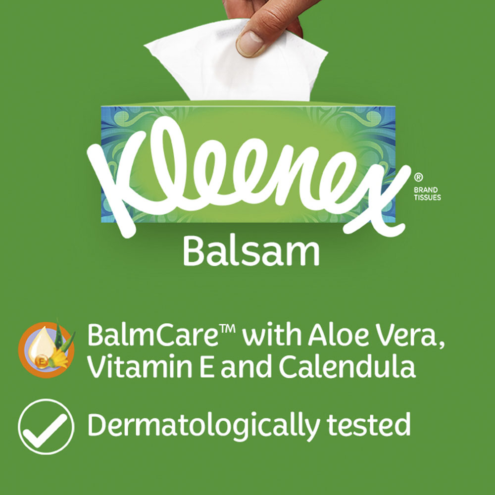 Kleenex Balsam Compact Ultra Soft Tissue Single Box 40 3ply Image 5