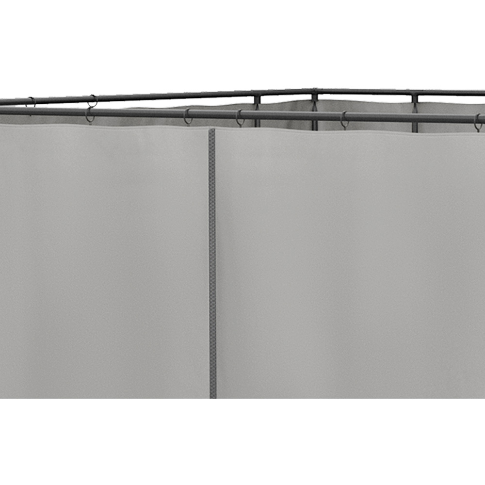 Outsunny 3 x 3m Light Grey Universal Gazebo Replacement Sidewall 4 Pack Image 3