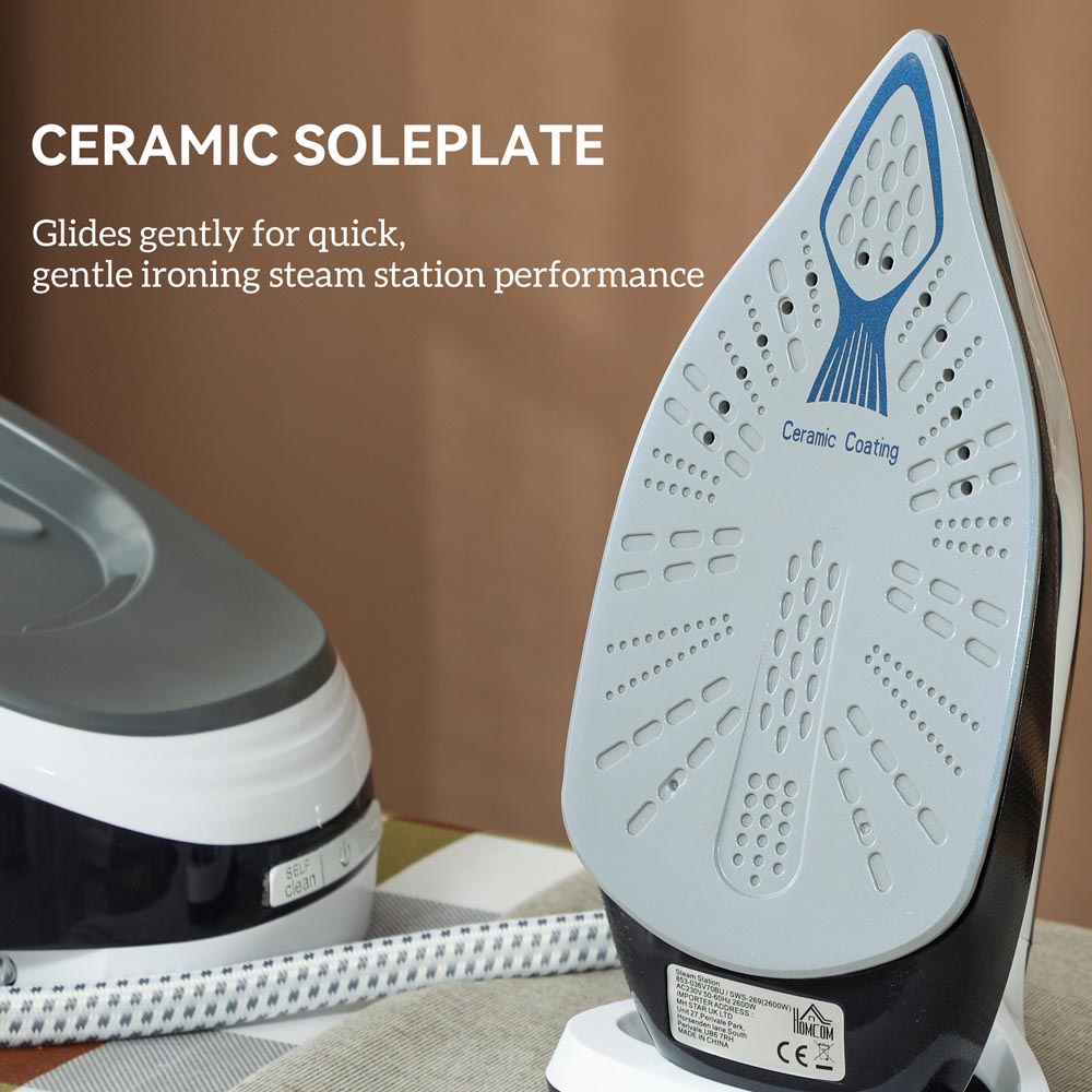 HOMCOM Steam Generator Iron 1.5L Image 6